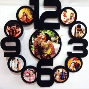 Clock with photos